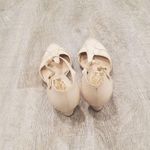 Salvatore Ferragamo Beige Leather Heels Made in Italy Photo 9