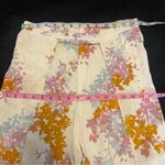Molly green  Split Thigh Flowy Boho Watercolor Floral Pants Size Small Photo 7