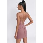 Tobi The Low Down Marsala Bodycon Dress Size Large Photo 2