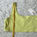 Good American New Scuba Hot Shoulder Bikini Top in Key lime001 size XXL Photo 2