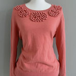 Vineyard Vines By Shep & Ian Woman’s Pom Pom Sweater Sz XL Pink Cotton Cashmere Photo 0