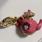 Juicy Couture RARE LIMITED EDITION Pink/Gold Tea Kettle- Bag or Necklace Charm Photo 6