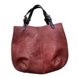 Old Trend Modern Vintage Women's Genuine Leather Dip Dye Tote in Cognac Brown Photo 0