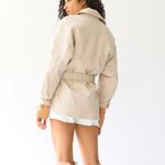 Free People NWT‎  Clyde Shirt Jacket Mineral Large Photo 1