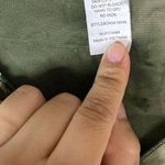 Vintage Y2K Tie Dye Faux Surplice Wrap Dark Green Blouse Size L Photo 2