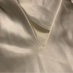 Theory  Ivory Sleeveless Cowl Neck Blouse - Size Large Photo 7