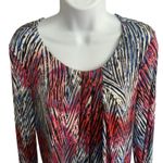 Rafaella Artistic Expression Long Sleeve Abstract Print Top Size Small NWT Photo 1