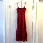 Reformation Plumeria Silk Midi Dress Cherry Red 100% Silk Size XL NWOT Photo 8