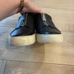 Frye  Women’s Lena Black Leather Zip Up Slip On Sneaker Size 8.5 Photo 4