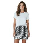 🔃ChicMe Mini Skirt White Size L Photo 1