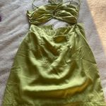 Beginning Boutique Green Cut Out Dress Photo 4