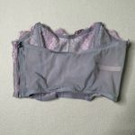 Victoria's Secret Victoria’s Secret Unlined Corset Purple Floral Top Photo 1