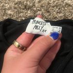 Princess Polly Baby Tee Button Black Size 6 Photo 1