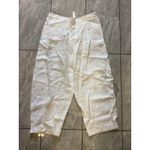 Madewell  Pants Womens XL Linen Drawstring Elastic Waist Cropped Lightweight Casu Photo 1