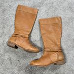 Lands' End Lands’ End Women’s Blakeley Tall Riding Boots in Cognag Pebbled Leather 10D Photo 1