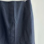 J.Crew  Black Wool Skirt, Black Pencil Skirt, Solid Knee-Length Skirt, Size 4 Photo 9