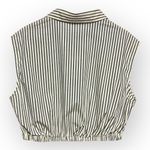 We Wore What Sleeveless Popover Striped Button Down Shirt NWT Women’s XL Photo 2