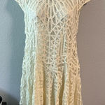 SEA New York Romantic Silk Crochet Mini Dress Size 6 Photo 0
