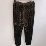 Elevenses Anthropologie  Velvet Printed Pants Photo 2