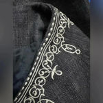 Dress Barn Denim Blue Embroidered Cropped Jacket Blazer Women’s Plus Size 14W Photo 2