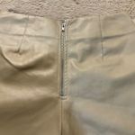 Pink Lily  Faux Leather Skort Skirt Tie Front Size Small Tan‎ Womens Shorts Photo 7