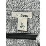 L.L.Bean  womans button down ribbed knitted sweater. Size M Photo 3
