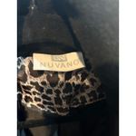 Nuvano Black Double Breasted Pea Coat‎ Jacket Leopard Lining 2X Size XXL Photo 3