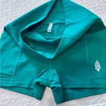 Free People Movement  Odessa Green High-Waisted  Biker Shorts with pockets size S Photo 6