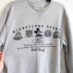 Disney Parks | Disneyland Resort‎ Mickey Mouse Cotton Blend Crewneck Sweatshirt Gray Size M Photo 2