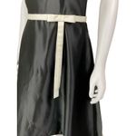 Scott McClintock Black Strapless Dress Cocktail Party Bow Belt Size 8 Photo 2