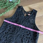 re:named  NWT Alexandria Crocheted Black Dress Photo 10