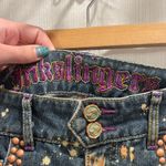 Inkslingers Denim Mini Skirt Blue Size 6 Photo 1