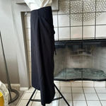 C/MEO COLLECTIVE  black funky wrap tie skirt size medium Photo 1