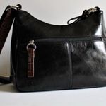 Giani Bernini GENUINE LEATHER BLACK/BROWN PURSE Photo 2