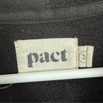Pact  black organic cotton zip hoodie size medium Photo 2