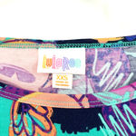 Disney NWT Lularoe collab size XXS Irma Minnie Mouse print teal purple black Photo 6