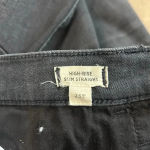 Madewell  High-Rise Slim Straight Jeans in Richgrove Wash Black Size 25 Tall Photo 5