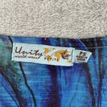 Unity Shirt Womens Small Petite Blue Butterfly‎ Sublimation Blouse Ruched Y2K Size undefined Photo 5