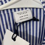 English Factory English Factor Girls Kids stripe Blue and White High-low Top/Blouse(Size 13/14) Photo 4