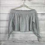 Free People , We The Free - Striped Lexington Off Shoulder Tee - S Photo 12