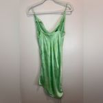 RAYS FOR DAYS Women’s Viscose‎ Elena Elegant Green Draped Dress Size S Photo 3