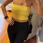 Wild Honey Yellow Crop Top Photo 1