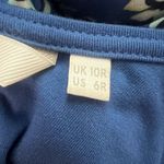 Boden Women’s Maxi Dress Blue White Floral Flowers Jersey‎ Knit Sleeveless 6R Size 6 Photo 7