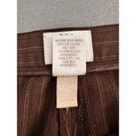 Apt. 9  Brown Pinstripe Stretch Pants Women’s Size 12 Minimalist Streetwear Y2K Photo 5