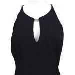 Dave and Johnny '90s Y2K  Women's Black Sleeveless Halter Rhinestone Maxi Dress 14 Photo 2