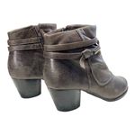 Baretraps Rhapsody Ankle Booties Women’s Size 9.5 Gray Vegan Suede Zip Boots Photo 3