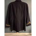 Mondi Women's Vintage Military Nautical Double Breasted Blazer Jacket Sz 38 M/L Blue Size M Photo 10