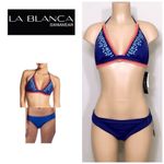 La Blanca  Embroidered Leaf bikini. NWT Photo 1