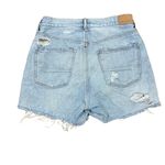American Eagle  90’s Boyfriend Distressed/Ripped Light Wash Jean Shorts Photo 7
