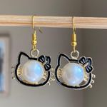 Handmade Y2k kawaii cat dangle earrings 😽 Photo 3